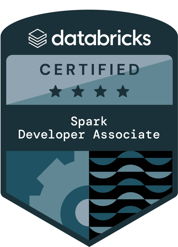 Databricks Certified Associate Developer for Apache Spark badge
